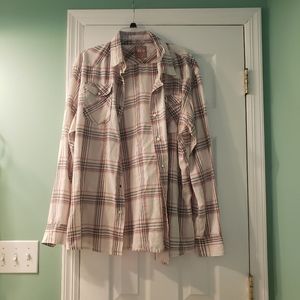 Mens wrangler jeans red label shirt size x large